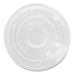 Karat Pet Lids, Flat With Straw Slot, Fits 12-24 Oz Cups, Plastic, 1,000/CT New. Price: $52.84.
