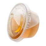 Tashibox Disposable Plastic Cups With Lids, 2OZ-100SETS, Clear New. Price: $54.16.