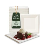 Square Dinner Plates For Party Disposable Paper MICROWAVE-SAFE:6" 8" 10" New. Price: $35.19.