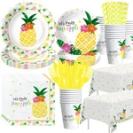 Xenorik Pineapple Party Decorations Tableware, Summer Hawaiian Luau Theme Pin... New. Price: $26.64.