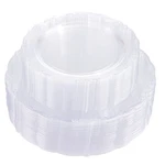 100 Pieces Clear Plastic Plates - Disposable Premium Hard Plas... New. Price: $59.05.