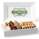 White Plastic Serving Trays For Party 40 Pcs 11.5 Inch Platter Set New. Price: $56.31.
