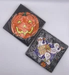 Designware Halloween Luncheon Paper Napkins Pumpkin & 3 Ghost Lot Of 2 New. Price: $8.39.