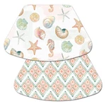 First Dawn Wipe-clean Reversible Wedge Shaped Placemats, Watercolor Large New. Price: $19.99.