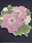 Wild Flowers Home Pink Embossed Ceramic Hot Plate Trivet Vtg 1999 Charter Club Used. Price: $12.99.