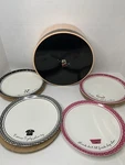 Hallmark Barbie 45TH Anniversary Dessert Plates 2004 Set Of Used. Price: $17.49.