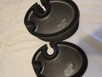 8 Prodyne Polypropylene "wine Dine" Plates Black Festive Holiday Party Supply Open. Price: $35.00.