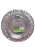 Sensations 10.25 Inch Clear Pebble Rim Plastic Dinner Plates Pack Tableware New. Price: $6.83.
