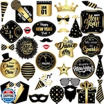 Katchon, New Years Photo Booth Props 2026 - Huge, Pack Of 32. Price: $27.99.