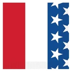 Beistle Patriotic Beverage Napkins, Standard, Red/white/blue New. Price: $11.72.