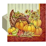 60 Pack Thanksgiving Day Paper Napkins - 13 X Inches Disposable Cornucopia... New. Price: $15.42.