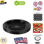 10-INCH Reusable Plastic Paper Plate Holders, Picnic Supplies 12 Set Black New. Price: $35.99.