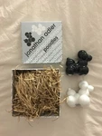 Jonathan Adler Poodle Salt & Pepper Set Black Open. Price: $40.00.