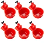 Little Family Members Red Poultry Gravity Water Cups Automatic Drinker 6-PACK New. Price: $11.98.