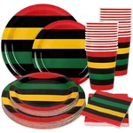 96PCS Juneteenth Tableware Black History Month Kwanzaa Paper Plate Napkin Cup New. Price: $33.99.