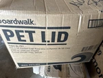 New. Boardwalk Pet Portion Fits Oz -2500 Lids. Price: $35.00.