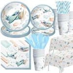 Hipvvild Airplane Party Decorations Tableware For Birthday Baby Shower Airpl... New. Price: $26.70.