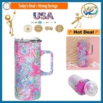Travel 16 Oz Stainless Steel Insulated Mug Handle Lid Seaing Things New. Price: $49.93.