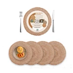 Jute Round Woven Placemats Set 4, Natural 13 Inch Boho Farmhouse Rustic Ha... New. Price: $40.12.