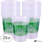 Amscan Nfl Drive Football Party Supply 16OZ Plastic Disposable Cups, 25 Ct, C... New. Price: $17.95.