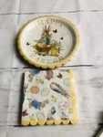 Beatrix Potter Peter Rabbit Set 20 Napkins & 12 Paper Plates Easter New Sealed. Price: $12.00.