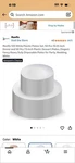 Munfix 100 White Plastic Plates Set, 50 Pcs 10.25 Inch Open. Price: $10.00.