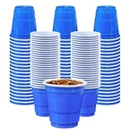 100 Pack 2 Oz Royal Blue Plastic Shot Cups Disposable New. Price: $18.21.