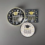 Congrats Plates & Napkin Set Graduation Party - 48 Pieces New. Price: $8.97.