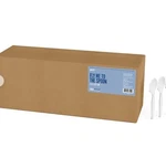 New ! Perk Polystyrene Spoon, Medium-weight, White, 1000/PACK (PK56396). Price: $39.95.