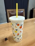 Kate Spade New York Citrus Twist Insulated Tumbler Cup W/ Straw 20OZ -bpa Free. Price: $7.00.