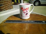 Vintage Hallmark Hoops & Yoyo Valentines Love Mug Coffee Cup - Pink On Inside Used. Price: $17.99.