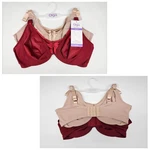 Pk Olga Warners Beige Red Underwire Full Cover Unlined Bra 38D 40C 40D 42C 42D New. Price: $49.95.