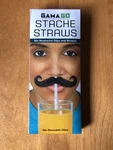 Gama-go Reusable Mustache Straw Clips Set Of 6 New!. Price: $5.00.