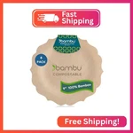 Bambu Pack 8-9 Inch Disposable Bamboo Plates Fancy, Biodegradable Eco Friendl New. Price: $23.80.