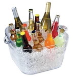 Prodyne Big Square Party Beverage Tub Clear - 17.75 Qt, Shatterproof New. Price: $59.26.