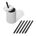 Avanchy Silicone Training Sippy Cup W/ Straw Lid - 6+ Months Baby & Toddler New. Price: $30.14.