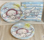 Sanrio Cinnamoroll 40 Piece Party Pack (20 Plates & Napkins) Us Seller New. Price: $19.95.