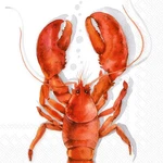 Ihr Boston International Paper Cocktail Napkins, Lobster, Pack Of 20 New. Price: $8.40.