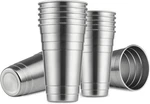 Meway Premium Stainless Steel Cups Pint Tumbler (12 24OZ, Silver New. Price: $57.11.