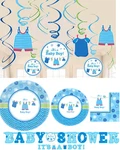 Boy's Baby Shower Paper Party Supplies Of Plates, Napkins, Decorations New. Price: $15.99.