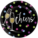 Creative Converting 324190 96-COUNT Sturdy Dessert Paper Plates New Year Cheers. Price: $9.99.