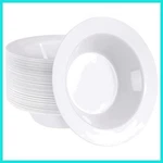 12 Oz. 50 Piece White Plastic , Disposable Soup Heavy-duty Desse... New. Price: $39.74.