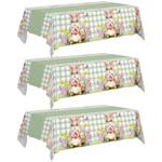 3 Pack Easter Bunny Tablecloth, Disposable Plastic Decorations For New. Price: $17.09.