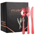 210-PIECE Plastic Cutlery Set 90 Forks 60 Spoons Knives Disposable New. Price: $32.14.