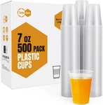 Turbo Bee 500 Pack 7OZ Disposable Plastic Cups,heat-resistant & Food Safe Drinki New. Price: $34.05.