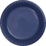 Navy Blue 9 Inch Plastic Plates 20 Per Pack Tableware Decorations Party Supplies New. Price: $5.89.
