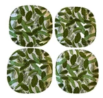4 Greenbrier Melamine Rounded Corner Square Plates 11 Inch Palm Read Used. Price: $12.95.