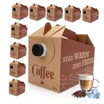 Inparalluv Pack Disposable Coffee Box Dispensers To Go Drink 10 New. Price: $62.92.