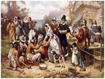 Decorative Poster.interior Wall Design.decor Art.thanksgiving SCENE.4261 New. Price: $21.00.