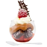 48 Pack 3 Oz. Sphere Mini Dessert Cups With Spoons Parfait Professional-grade... New. Price: $44.58.